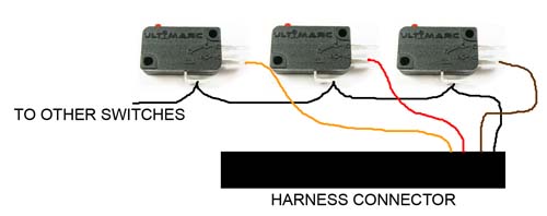 Keyboard encoder wiring