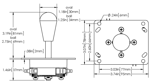 J-Stik joystick diagram