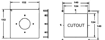 Trackball mounting plate 