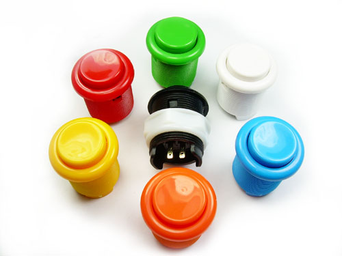 Details about   lot of 5 leaf switch arcade buttons 